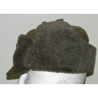 Red Army experimental winter hat with visor, model 1941, Rare.. Espenlaub militaria